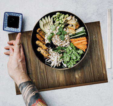 Placemat hout  - TenStickers