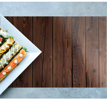 Placemat houten bord oppervlak - TenStickers