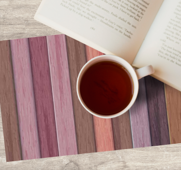 Placemat houten streep variatie - TenStickers