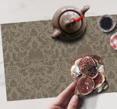 Placemat intricate botanisch concept - TenStickers