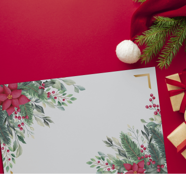 Placemat kerst Kerstversieringen - TenStickers