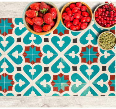 Placemat levendig geometrisch concept - TenStickers