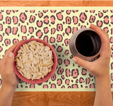 Placemat luipaardmotief stijl - TenStickers