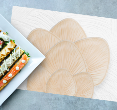 Placemat met bladerenpatroon oppervlak - TenStickers