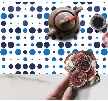 Placemat met cirkelpatroon oppervlak - TenStickers