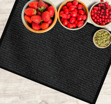 Placemat met gestructureerd zwart oppervlak - TenStickers