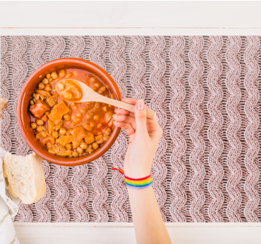 Placemat met golvend patroon tafelkleed - TenStickers
