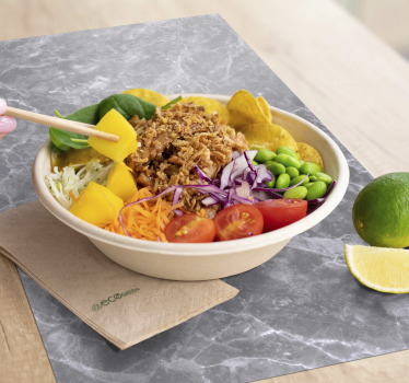 Placemat met marmerpatroon oppervlak - TenStickers