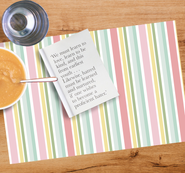 Placemat met tekst inspirerende gedachten papier - TenStickers
