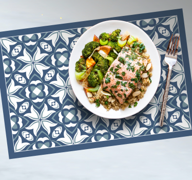 Placemat met uitgebreid botanisch motief - TenStickers