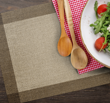 Placemat met verfijnde textuurafwerking - TenStickers