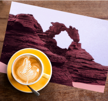 Placemat schilderachtige rotsformatie - TenStickers