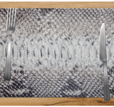 Placemat slangenhuidpatroon - TenStickers
