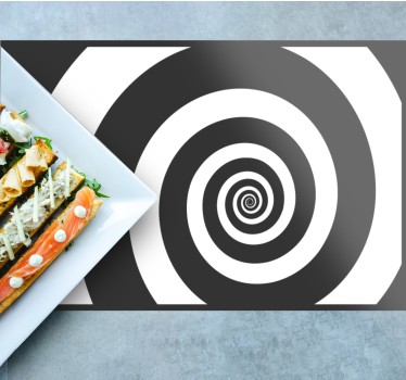 Placemat spirale optische effect - TenStickers