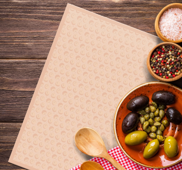 Placemat subtiel patroon oppervlak - TenStickers