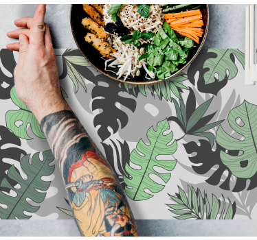 Placemat tropisch blad motief - TenStickers