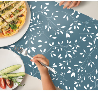 Placemat weelderig bladerenpatroon - TenStickers