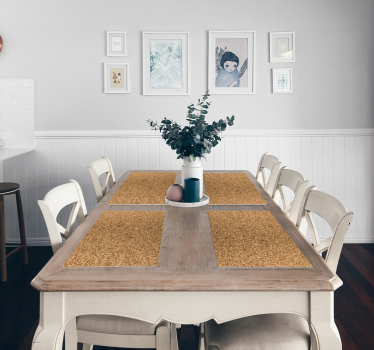 Wijnkork textuur placemat - TenStickers