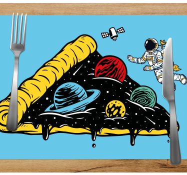 Ruimte thema plak originele placemat - TenStickers