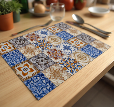 Veelkleurige hydrauliek originele placemat - TenStickers