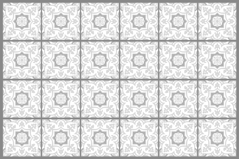 Grijstinten originele placemat - TenStickers