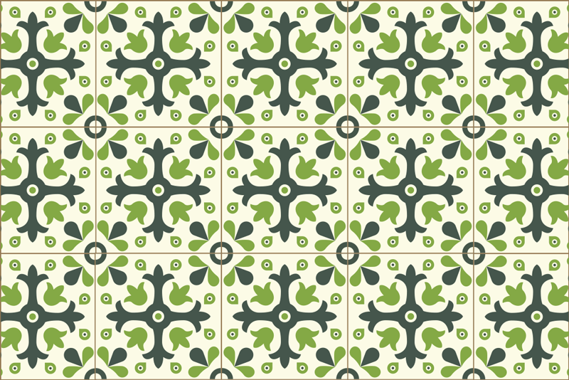 Groene hydrauliek originele placemat - TenStickers