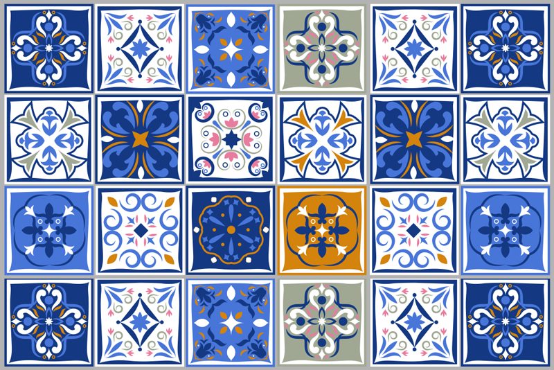 Portugese stijl originele placemat - TenStickers