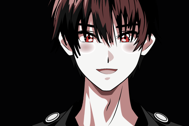 Expressief karakterportret originele placemat - TenStickers