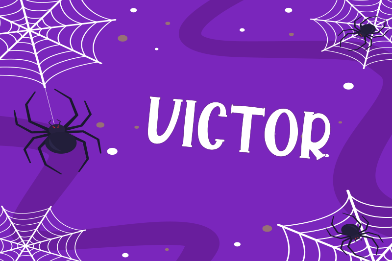 Halloween placemat spookachtige spinraggen - TenStickers