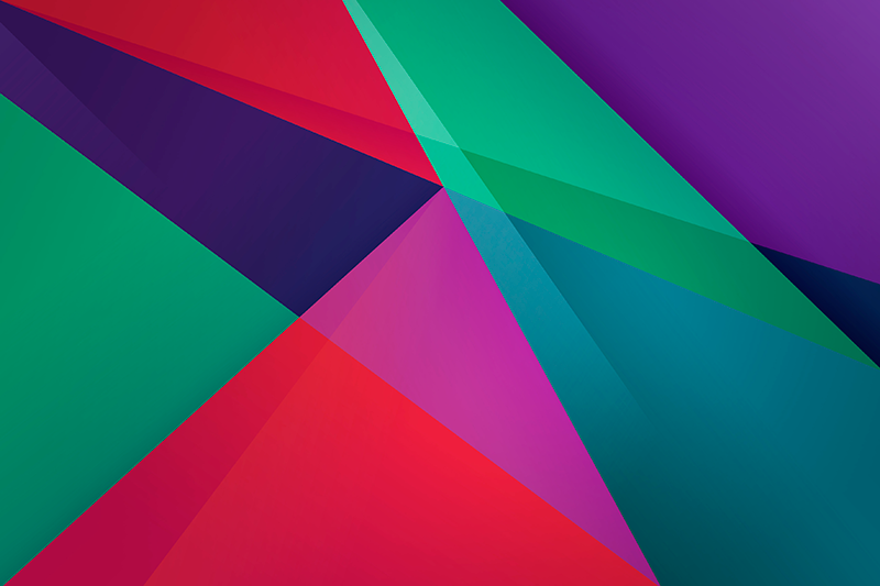 Moderne placemat geometrisch kleurrijk ontwerp - TenStickers