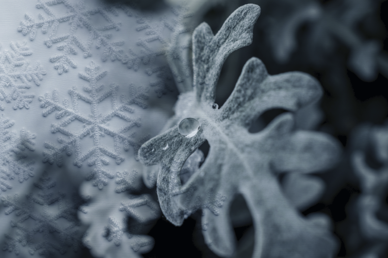 Placemat elegante sneeuwvlokpatronen - TenStickers