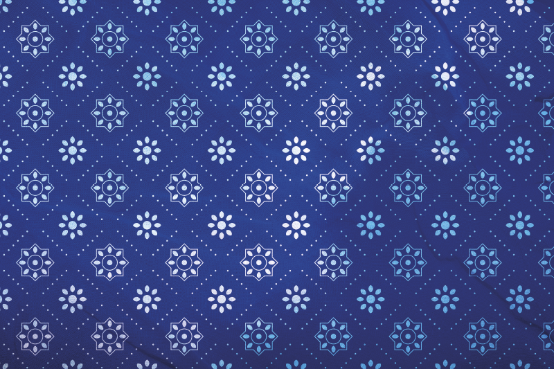 Placemat marine blauw patroon oppervlak - TenStickers