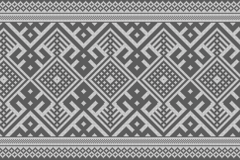 Placemat geometrisch patroon tafelsetting - TenStickers