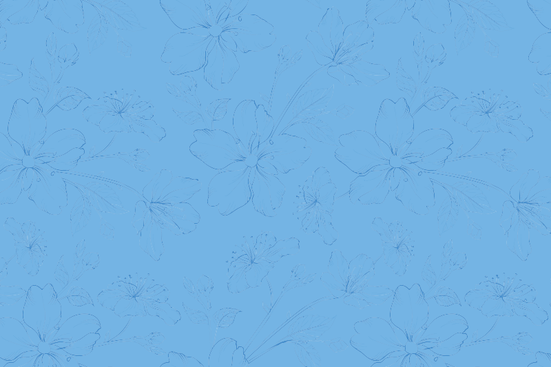 Placemat botanisch geïnspireerd oppervlak - TenStickers