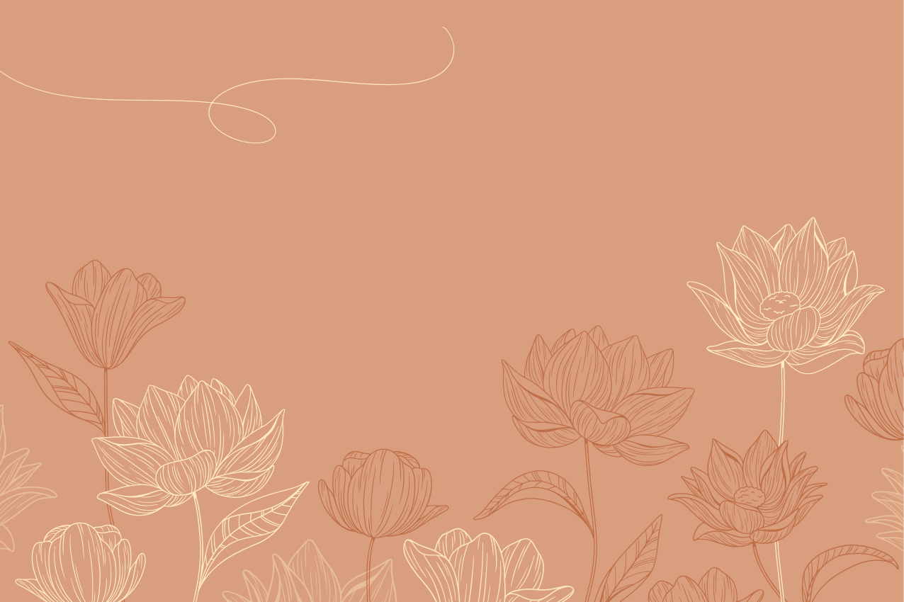 Originele placemat bloemige thee arrangement - TenStickers