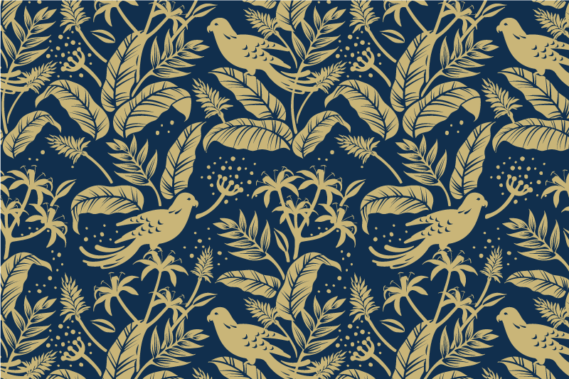 Houten placemat Betoverde vogels - TenStickers