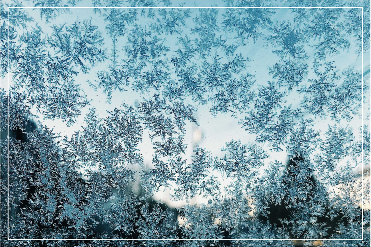 Placemat frosted ijs patroon - TenStickers