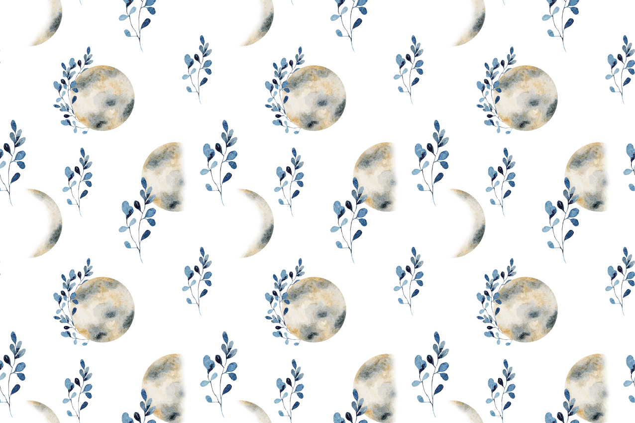 Originele placemat hemelse maanspatronen - TenStickers