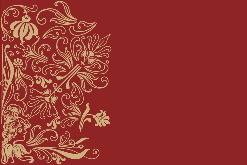 Elegante placemats met elegante bloemaccenten - TenStickers