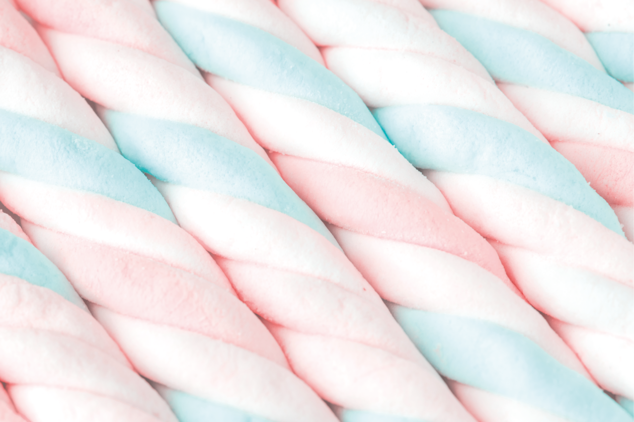 Originele placemat suikerspin in een draai - TenStickers