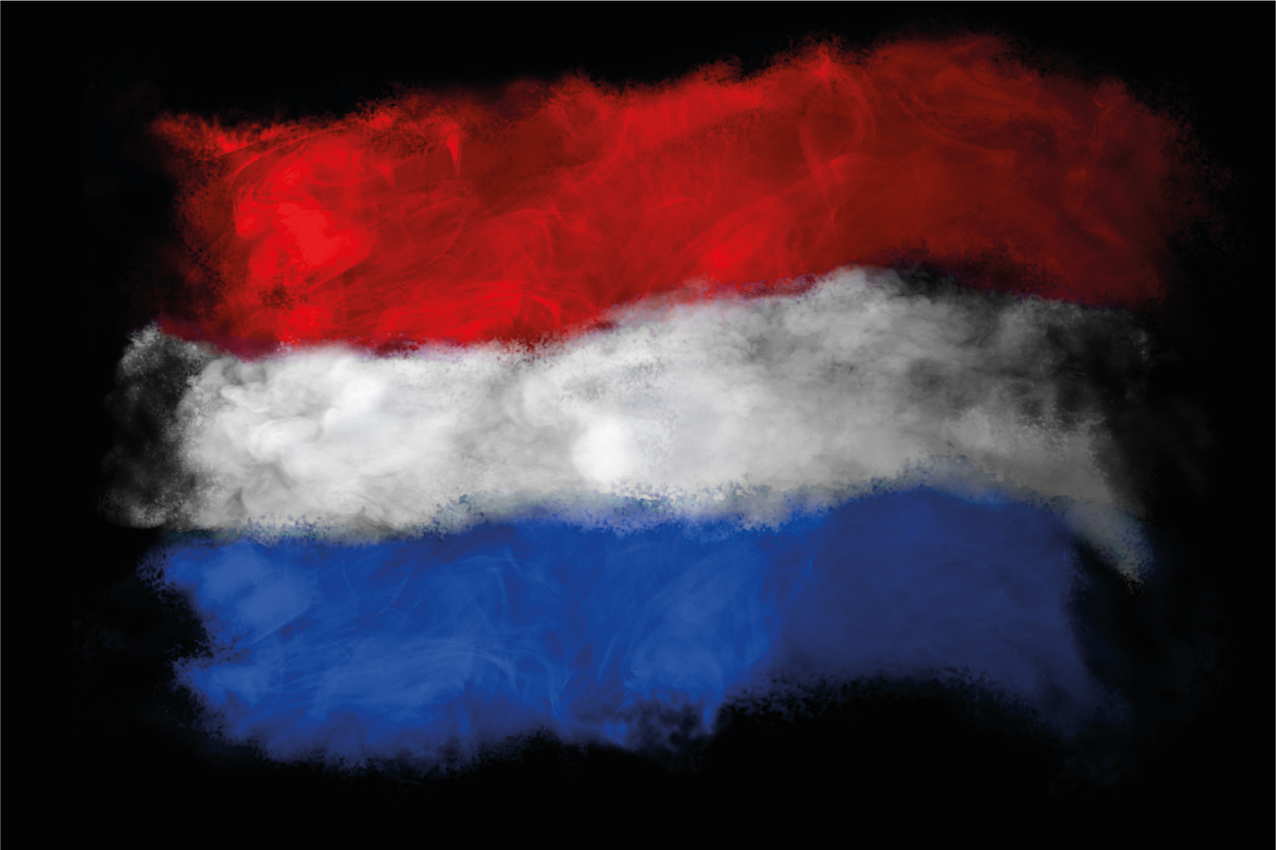 Originele placemat nederland vlag patroon - TenStickers