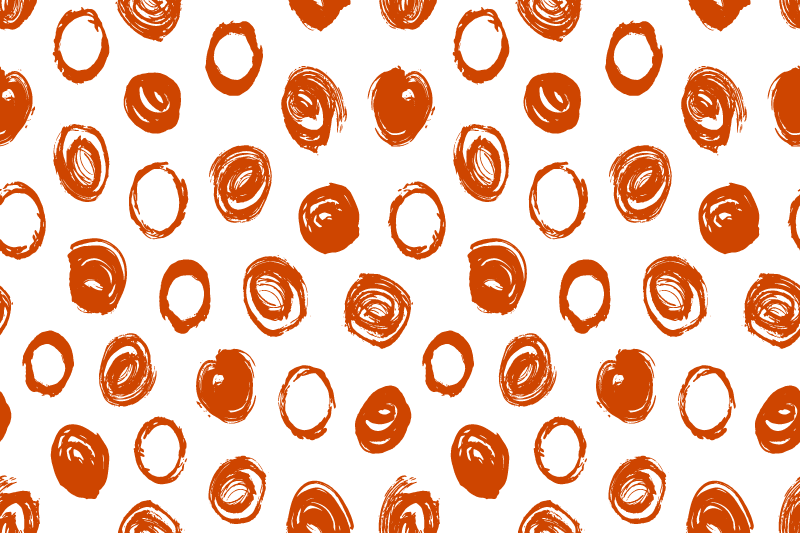 Placemat circulair borstelstrepenpatroon - TenStickers