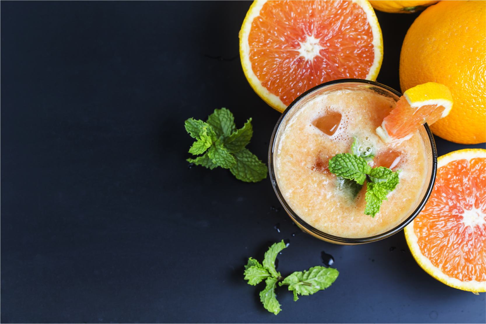 Placemat voor huis vers citrusdrank - TenStickers