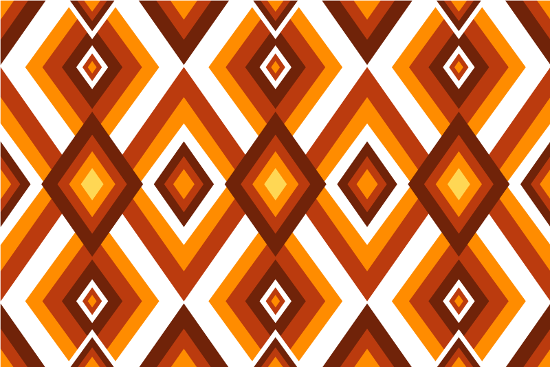 Originele placemat geometrisch diamanten patroon - TenStickers