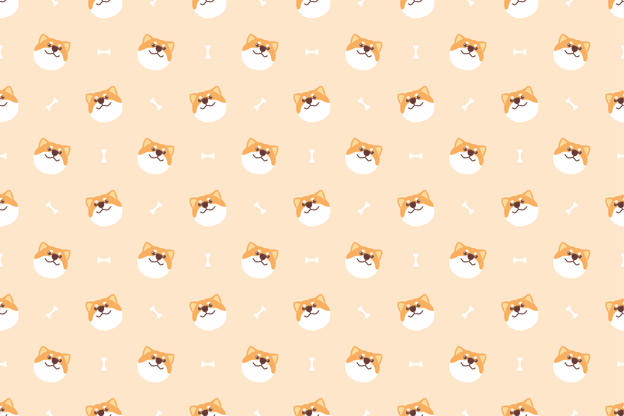 Kinder placemat vrolijke hondengezichten - TenStickers