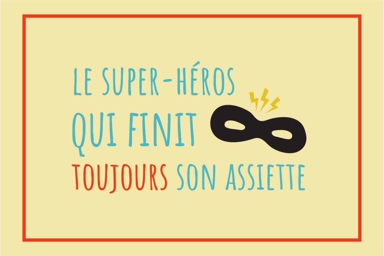 Kinder placemat superhelden bord inspiratie - TenStickers