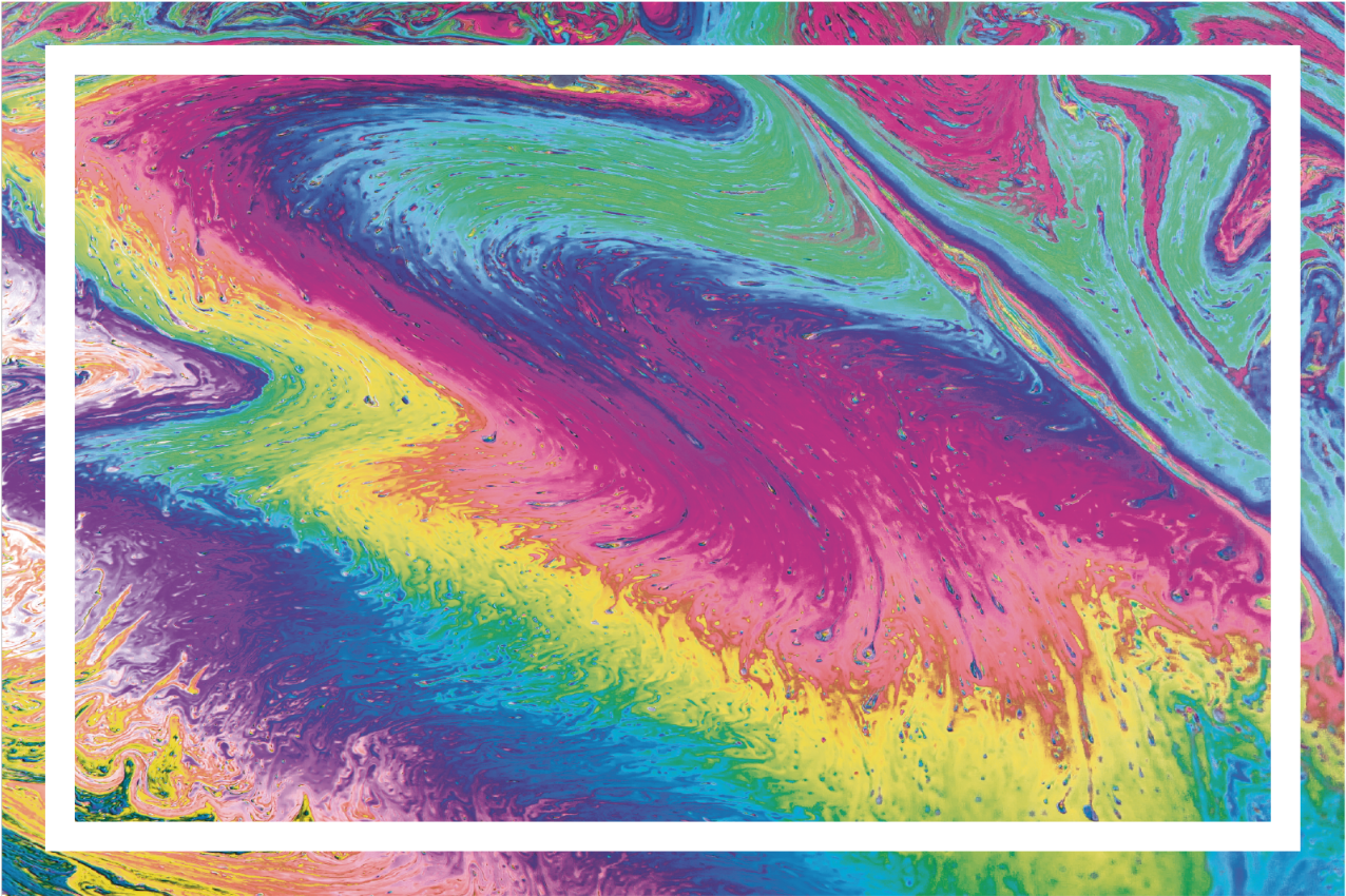 Originele placemat vivid abstract motief - TenStickers