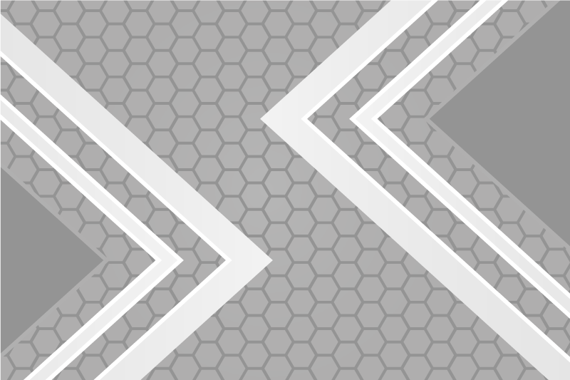 Moderne placemat met geometrische patroonaccenten - TenStickers