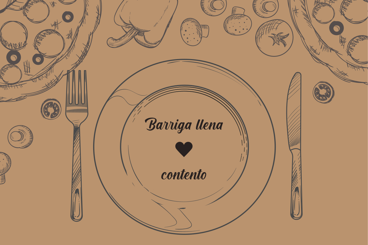 Originele placemat lege schaal met hart - TenStickers