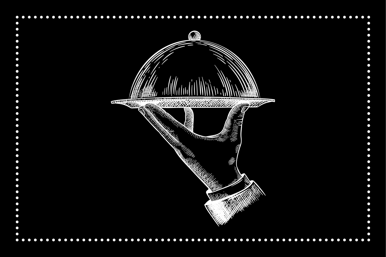 Originele placemat elegante serveerschotel - TenStickers